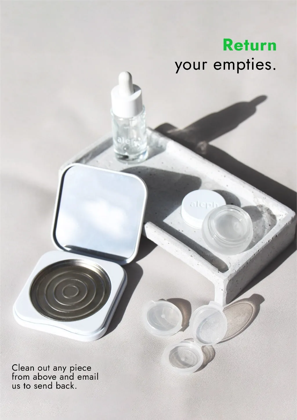 Aleph Beauty - Duo Liner / Brow Brush