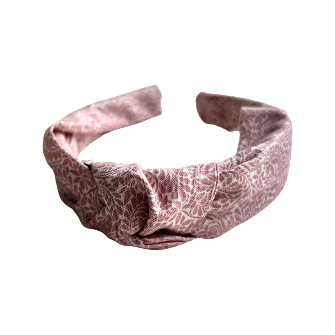 Blushing Fern Knotted Headband