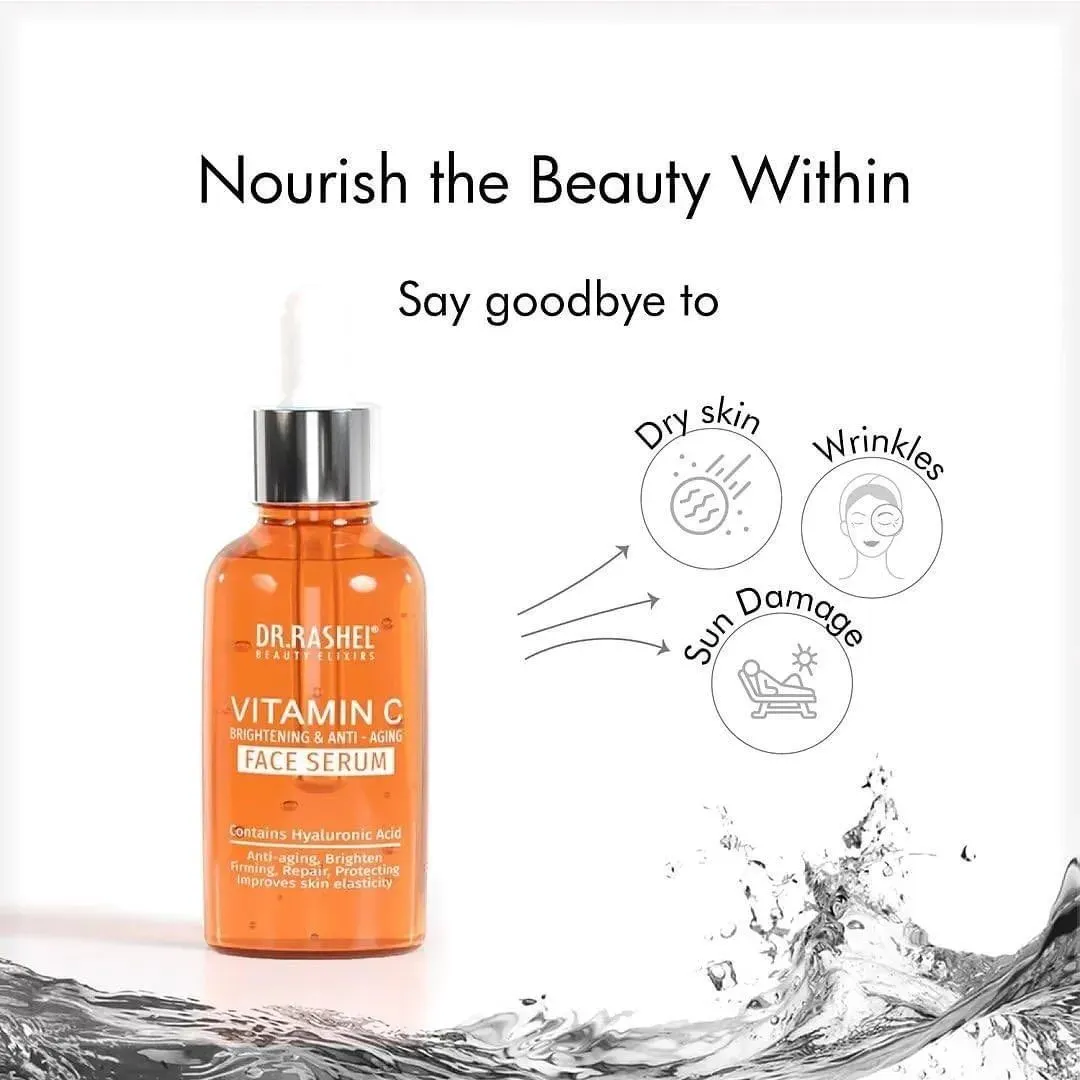 Brightening Face Serum Anti-aging Firming Hyaluronic Acid Moisturizng Whitening Makeup Primer Vitamin C Serum Face Skincare