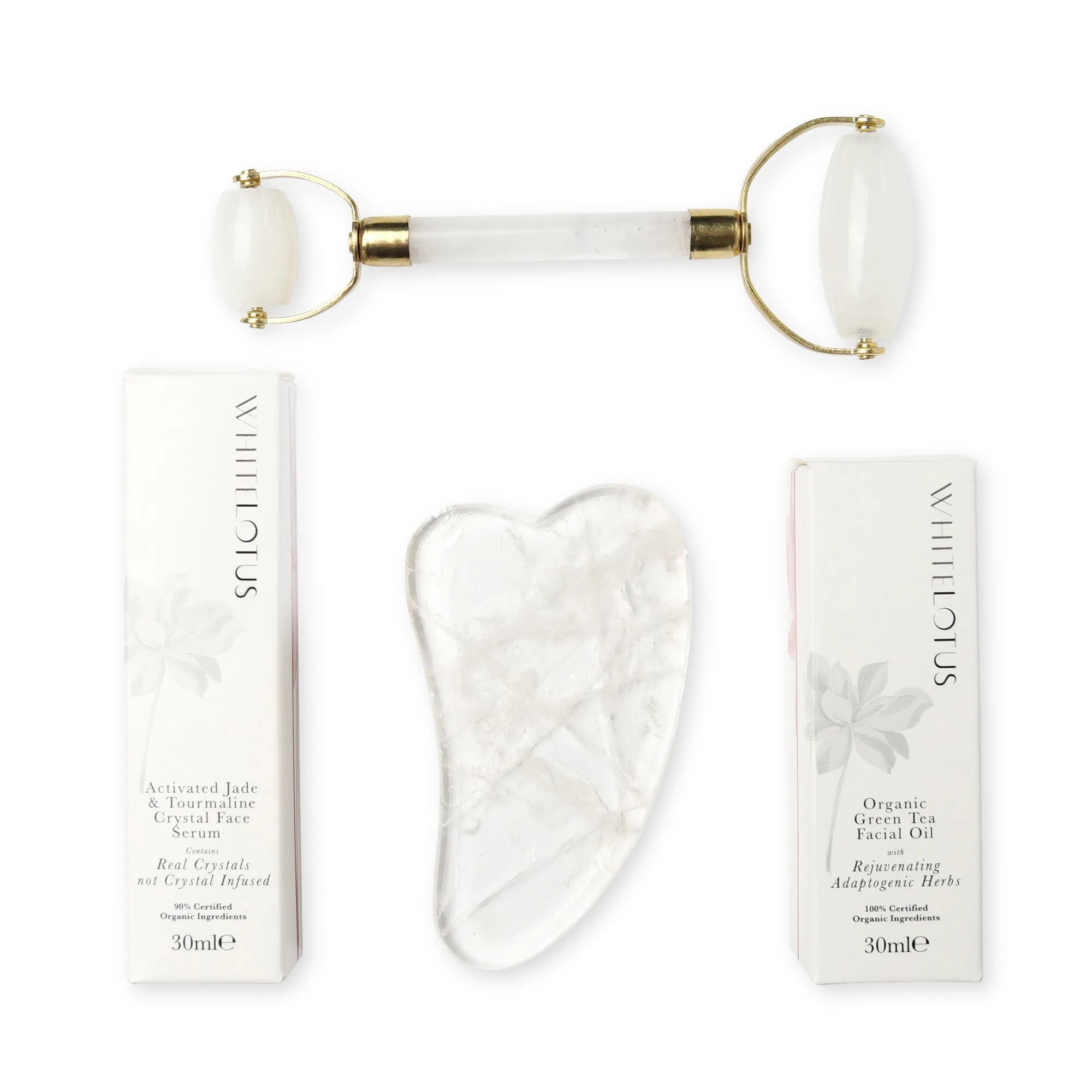 Clear Quartz Crystal Facial