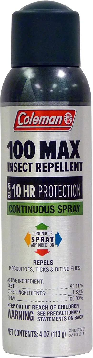 Coleman 100 Max Insect Repellent Spray 4oz