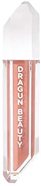 Dragun Beauty DragunGlass Matte Liquid Lipstick, Nude Pink, Hydrating & Comfortable Matte Finish with Jojoba Oil, Vitamin E & Honeysuckle Extract - Vegan, & Cruelty Free (0.15 oz)