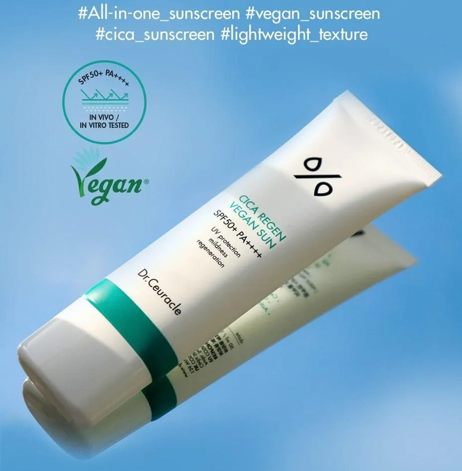 Dr.Ceuracle Cica Regen Vegan Sun SPF 50  PA     50ml