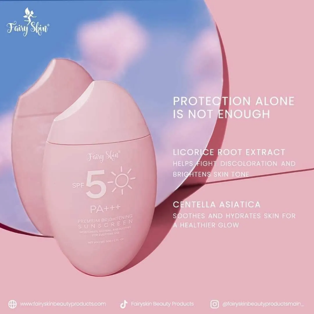 Fairy Skin Premium Brightening Sunscreen SPF 50 - 50g