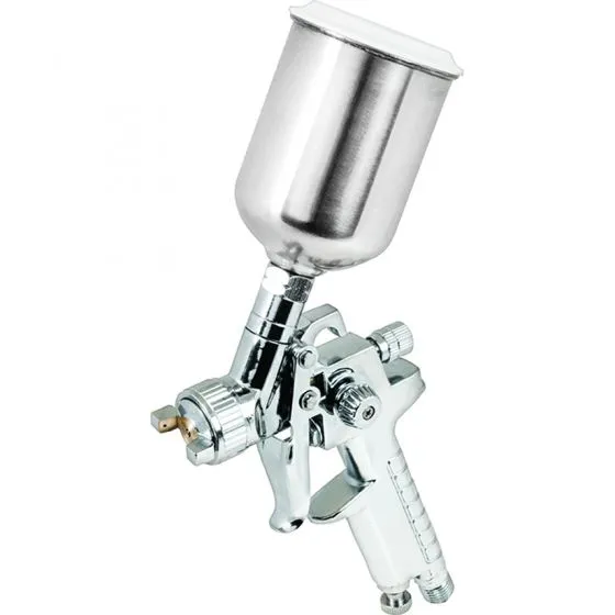 HIGH TECK HVLP Touch Up Spray Gun, 1.0mm Nozzle and Al Cup
