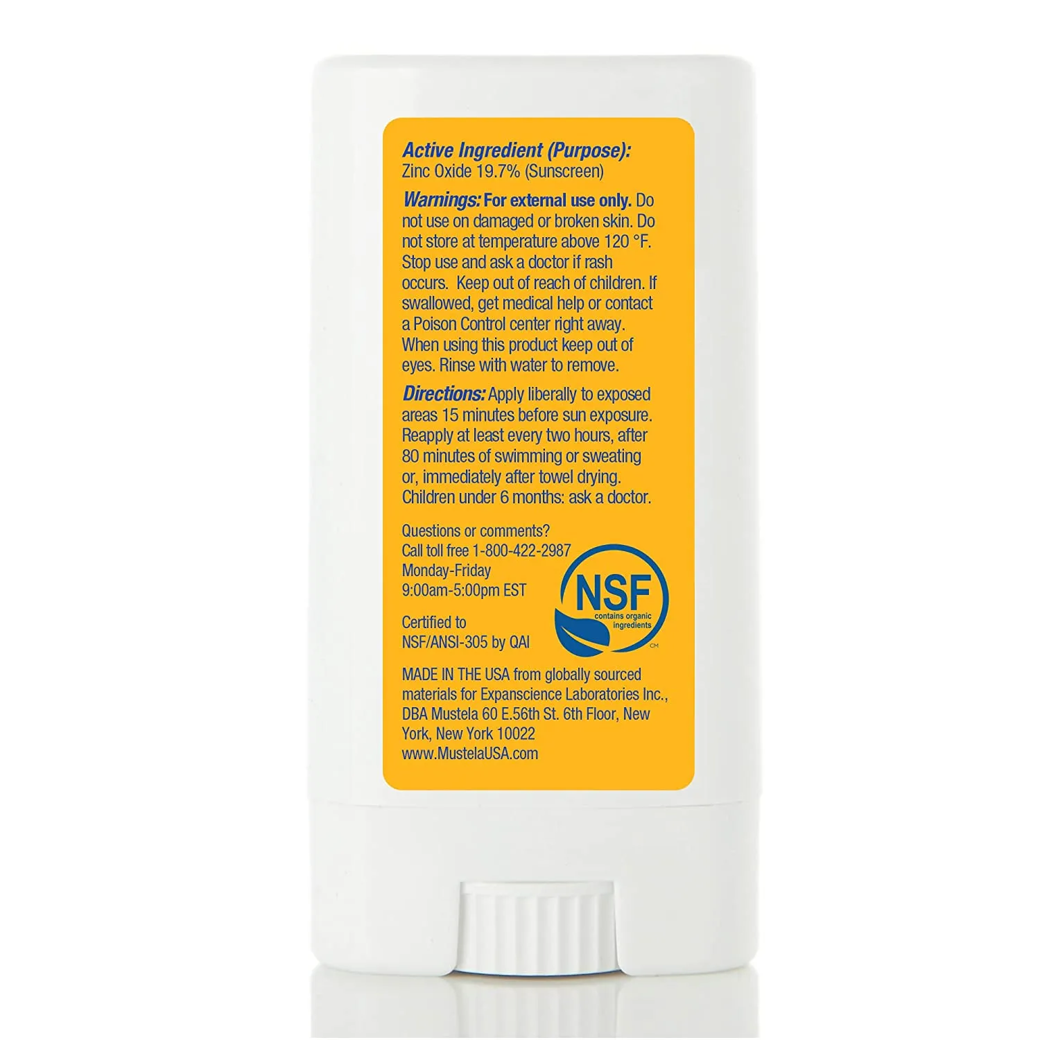 Mustela Baby Child Mineral Sunscreen SPF 50 Face Body 0.6 Oz
