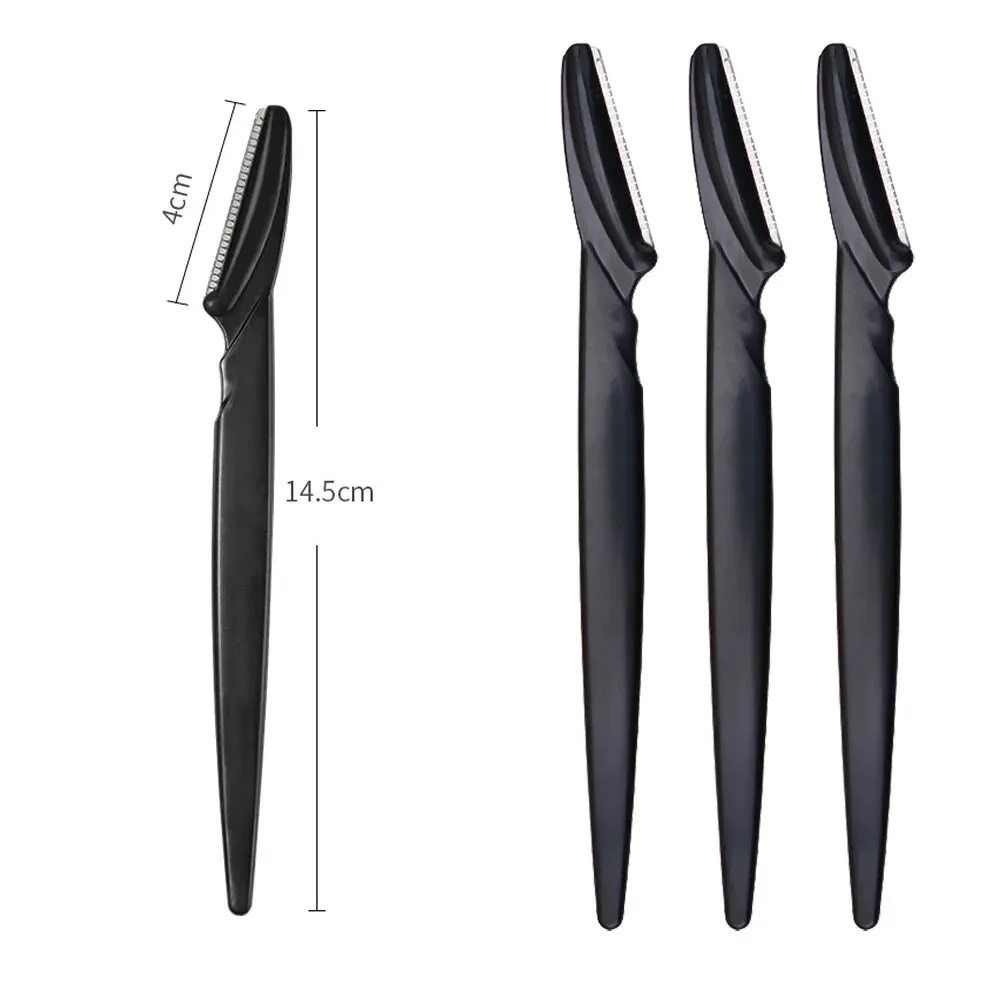 Portable Eyebrow Trimmer Knives – Face Razor Hair Remover Epilation Cutter Shaver Blades & Makeup Tool