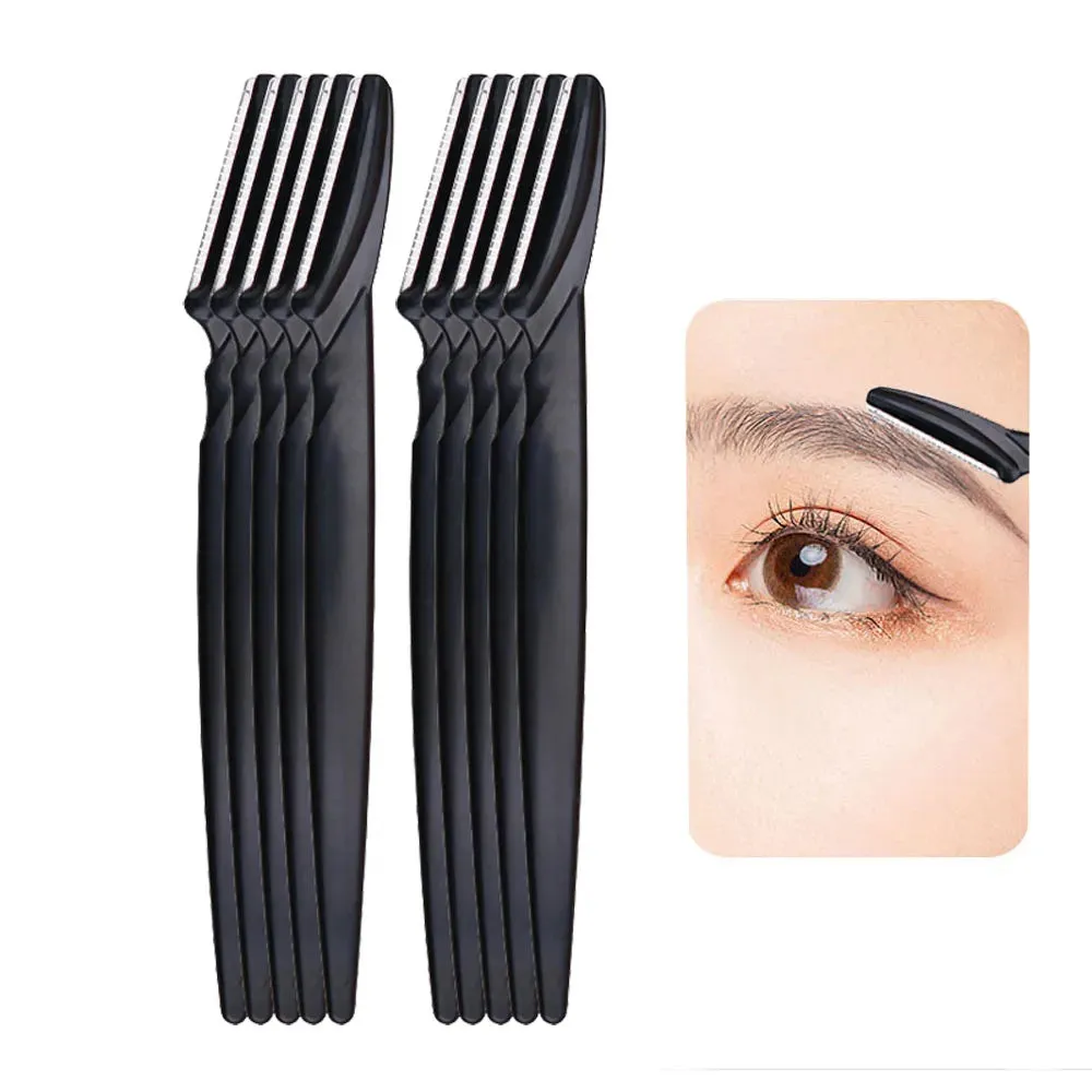 Portable Eyebrow Trimmer Knives – Face Razor Hair Remover Epilation Cutter Shaver Blades & Makeup Tool