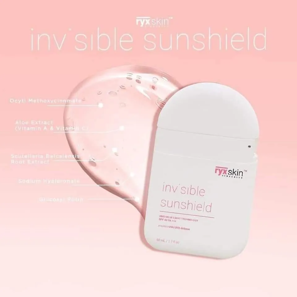 Ryx Skin Invisible Sunshield / Sunscreen 50ml - NEW PACKAGING