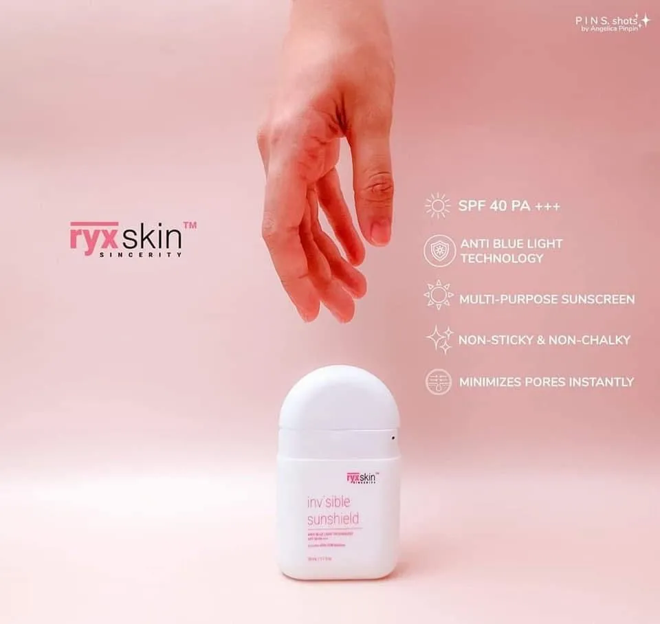 Ryx Skin Invisible Sunshield / Sunscreen 50ml - NEW PACKAGING