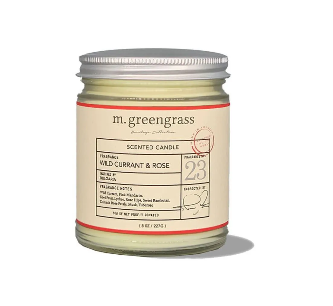 Wild Currant & Rose Candle
